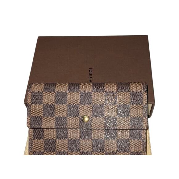 Louis Vuitton Vintage Brown Monogram Pochette Passport Travel Wallet - Picture 16 of 16
